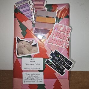 Colorful Book Gift Wrap with Stickers
